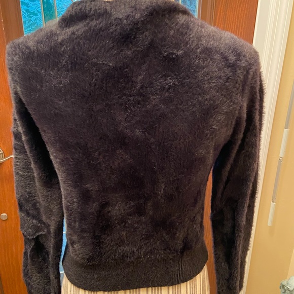 Love Tree Black crop sweater top - Picture 8 of 9